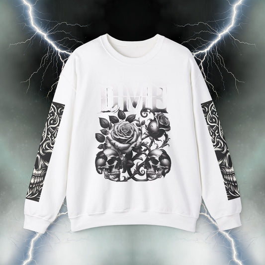 DME SKULLY ROSE SWEATSHIRT